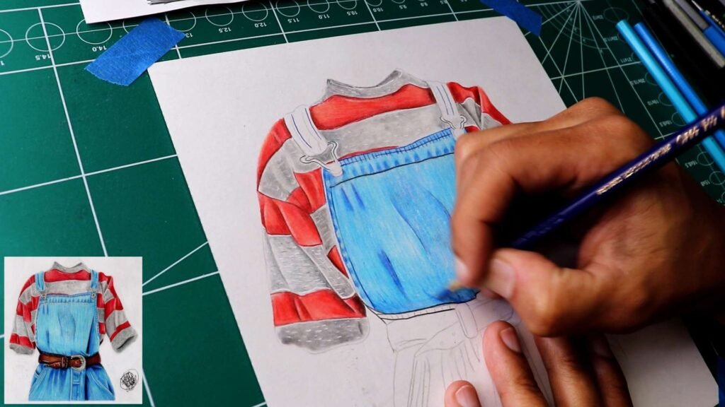 Desenhando Sem Dom Vale a Pena? Análise Completa do Curso do Prof. Art Rodrigues 8 Desenhando Sem Dom texturas de roupas.