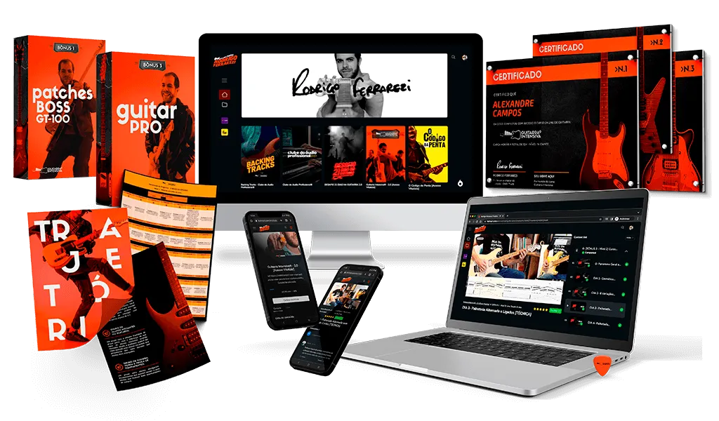 Conteúdo do Curso Guitarra Intensiva